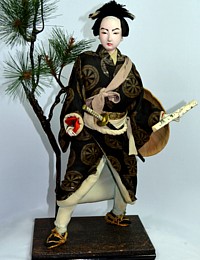 японская традиционная  кукла САМУРАЙ