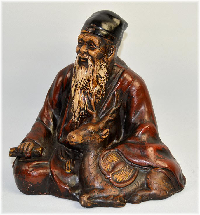 японская  статуэтка из керамики  в стиле дзэн, 1920-е гг.