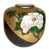 японская антикварная фарфоровая ваза КУТАНИ