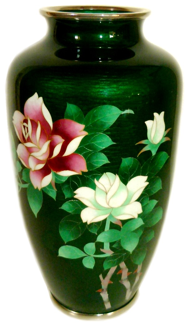 Ando cloisonee Vase, 1920 