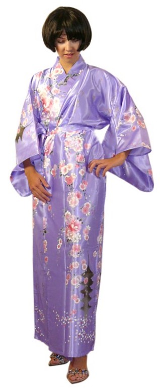 женский халат кимоно в японском стиле, сделано в Японии